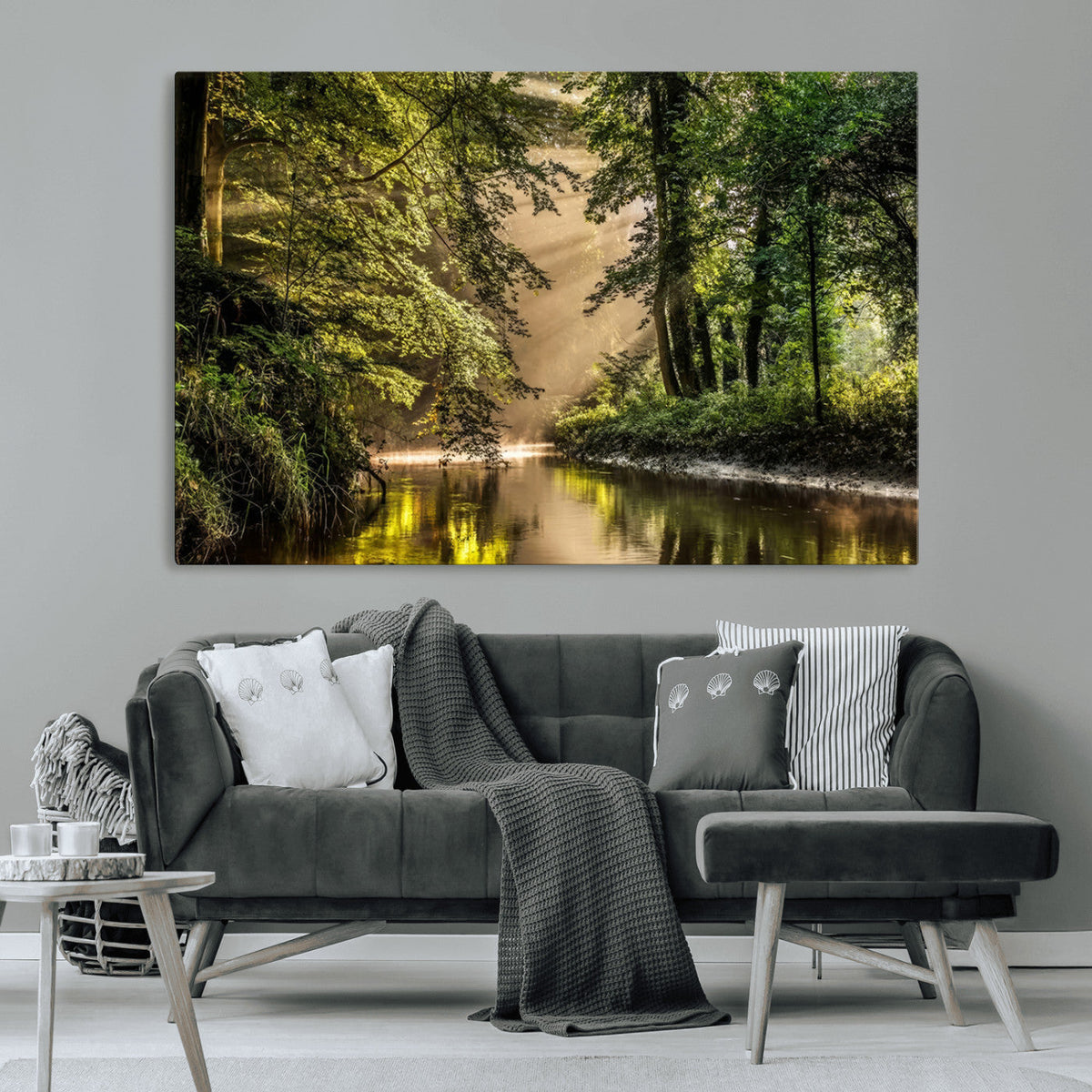 Forest Wall Art Print | River Landscape Wall Art | Perfect