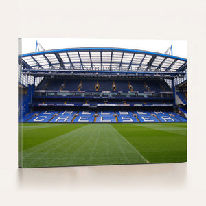 Chelsea FC Soccer Team Print - Stamford Bridge Stadium Wall
