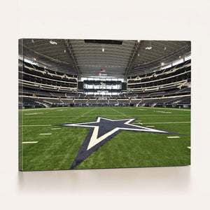 Dallas Cowboys Football Team Print - Arlington AT&T Stadium