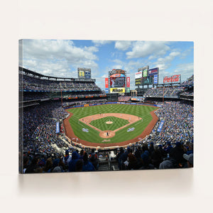 New York Mets Baseball Team Print - Citi Field Stadium Wall