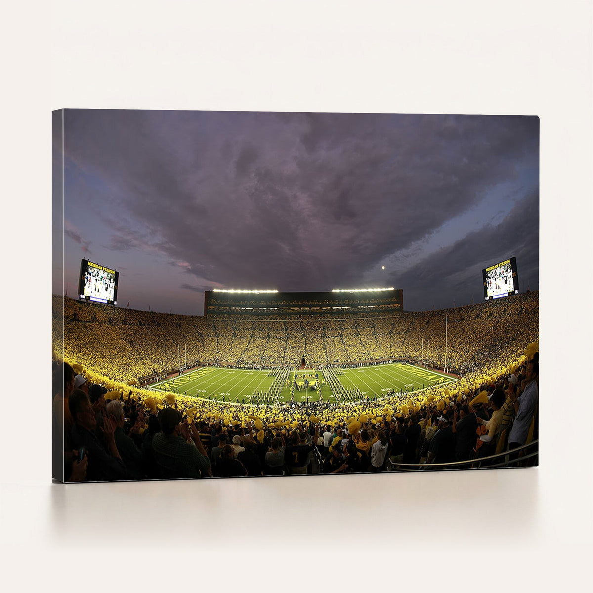Michigan Wolverines Print - Michigan Stadium Wall Art Canvas