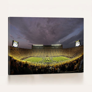 Michigan Wolverines Print - Michigan Stadium Wall Art Canvas