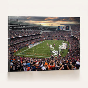 Chicago Bears Soldiers Field Wall Art Canvas Print – Framed