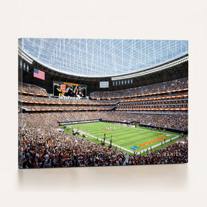 Chicago Bears Soldiers Field Wall Art Canvas Print – Framed