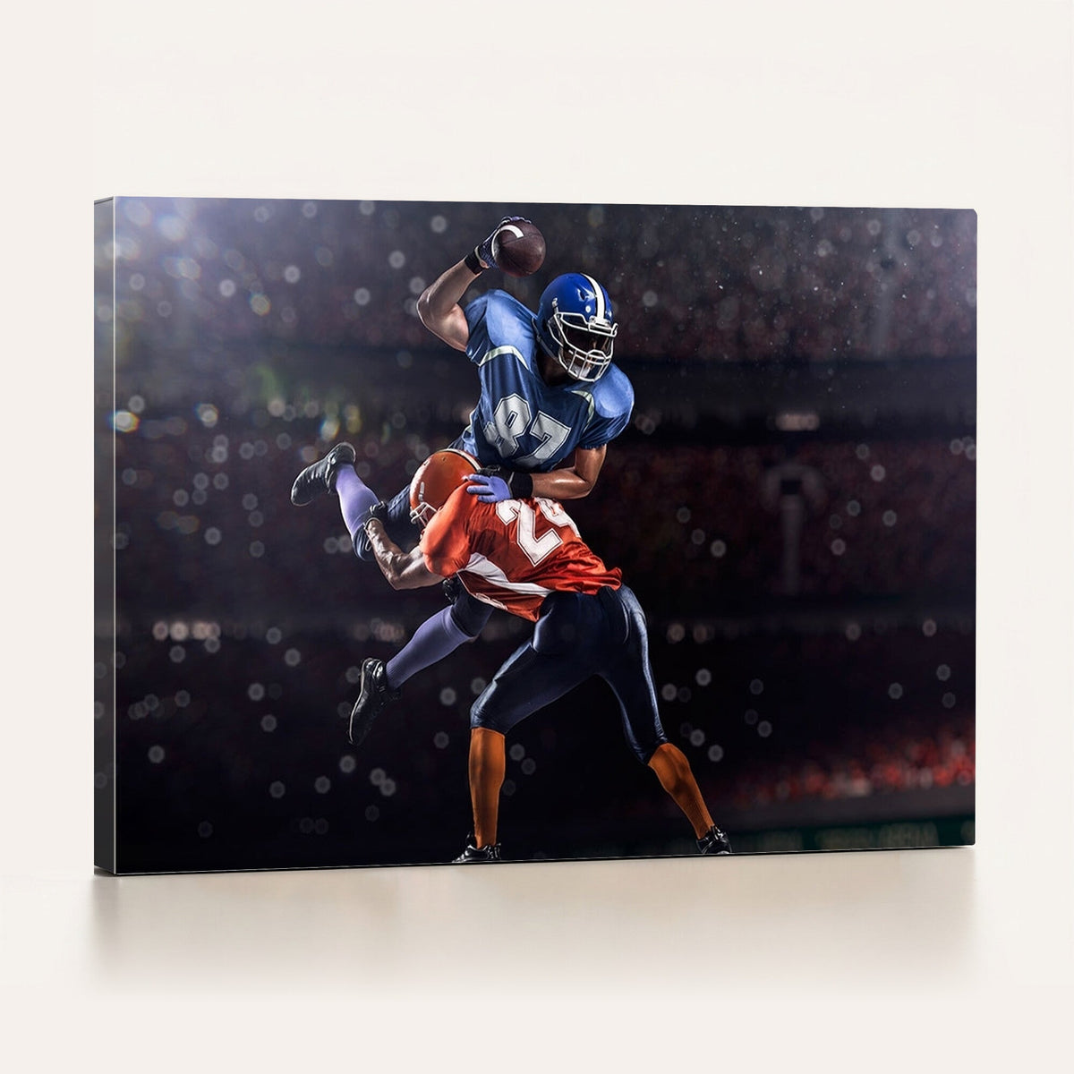 American Football Wall Art Canvas Print, Stadium Sport Wall