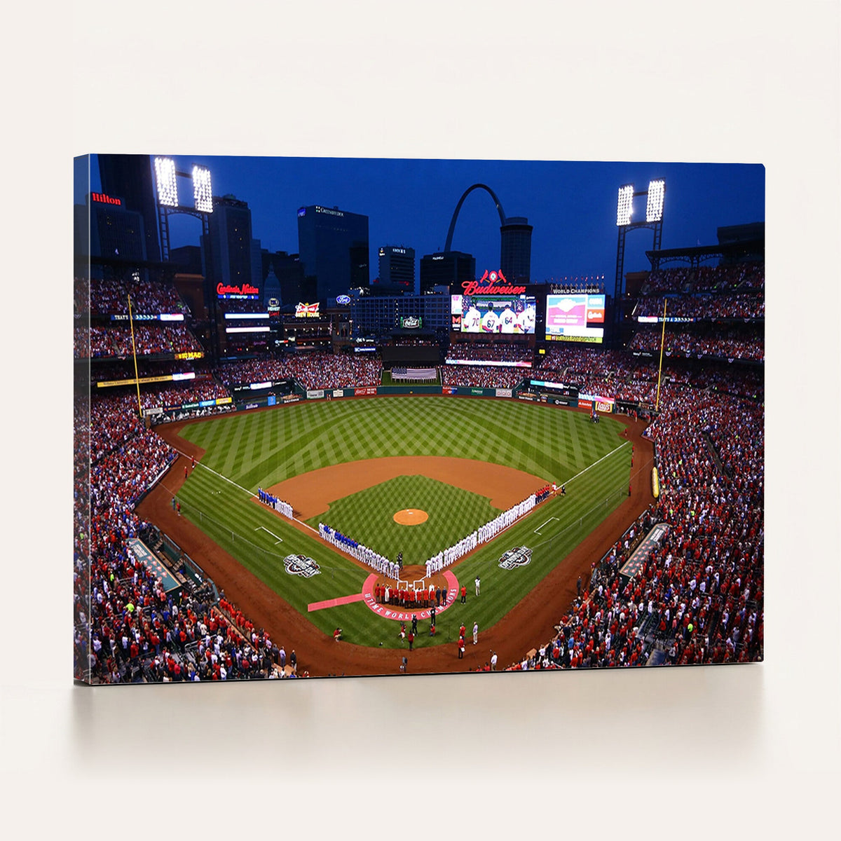 St. Louis Cardinals Baseball Team Print - Busch Stadium Wall