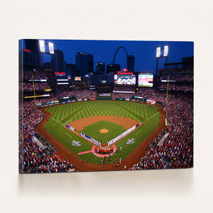 St. Louis Cardinals Baseball Team Print - Busch Stadium Wall