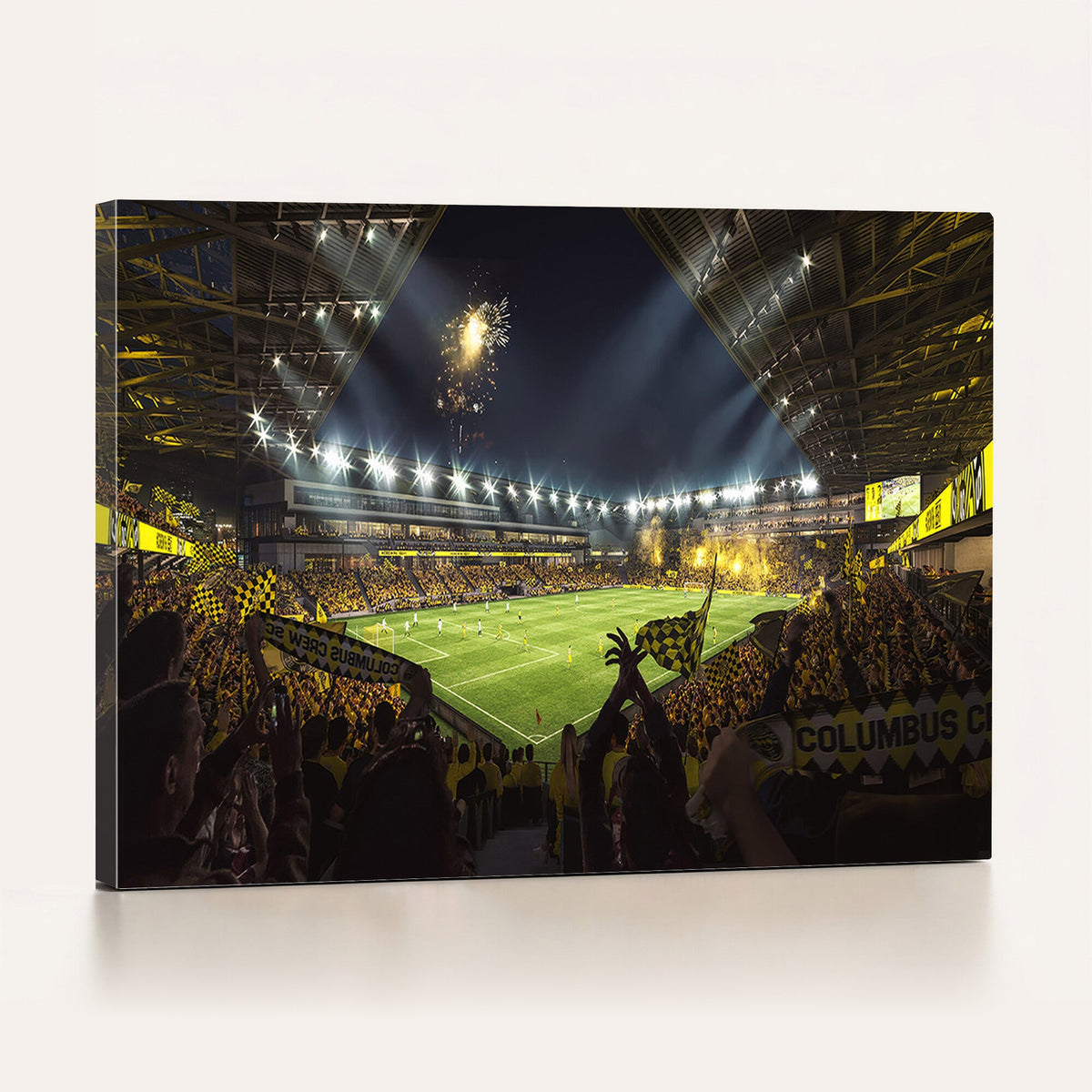 Columbus Crew Soccer Team Print - Columbus Crew Stadium Wall