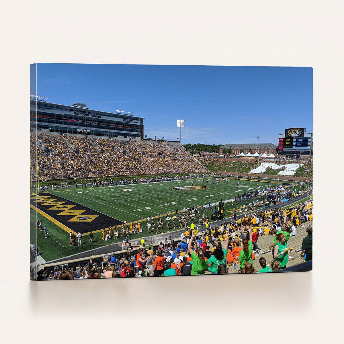 University of Missouri Tigers Football Team Print - Columbia