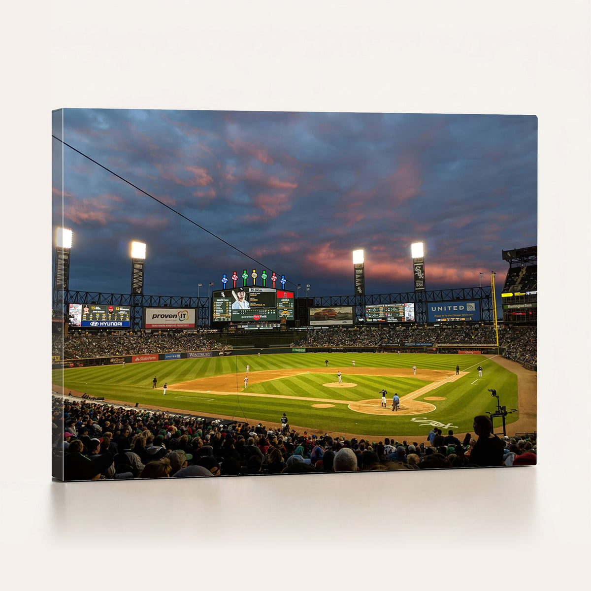 Chicago White Sox Baseball Team Print Canvas- Guaranteed