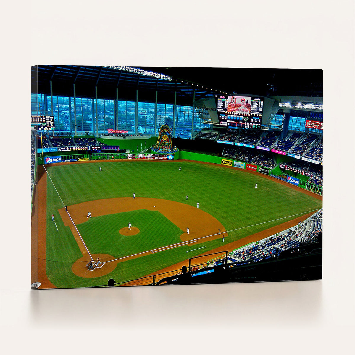 Miami Marlins Baseball Team Print - Miami LoanDepot Park