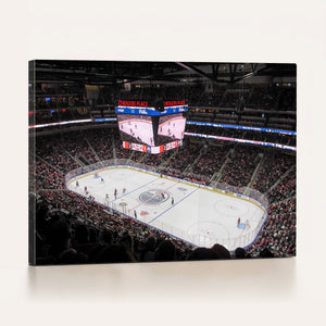Rogers Place Edmonton Oilers Ice Hockey Stadium Wall Art,