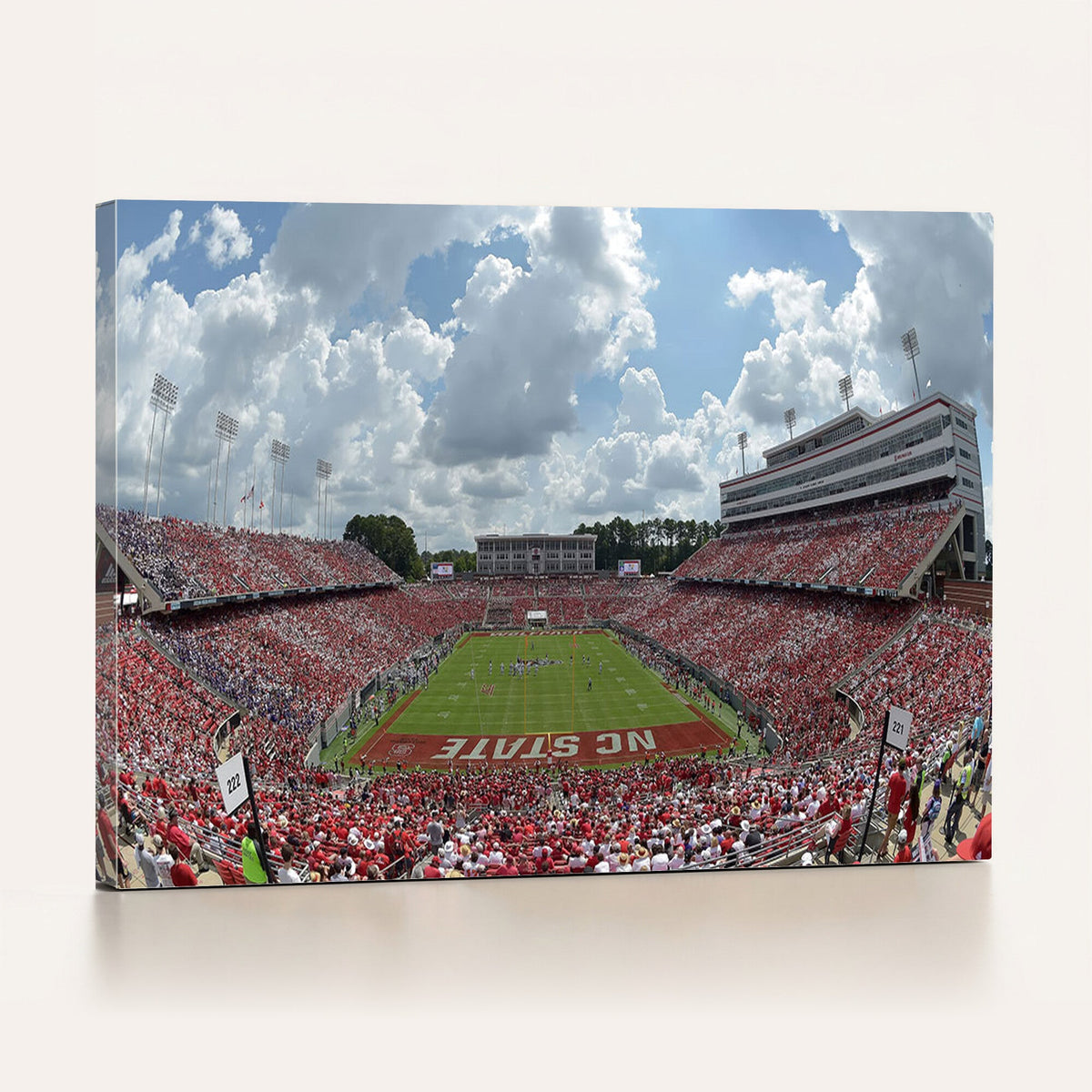 NC State Wolfpack Football Team Print Canvas- Raleigh