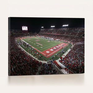 Houston Cougars Football Team Print - Houston TDECU Stadium