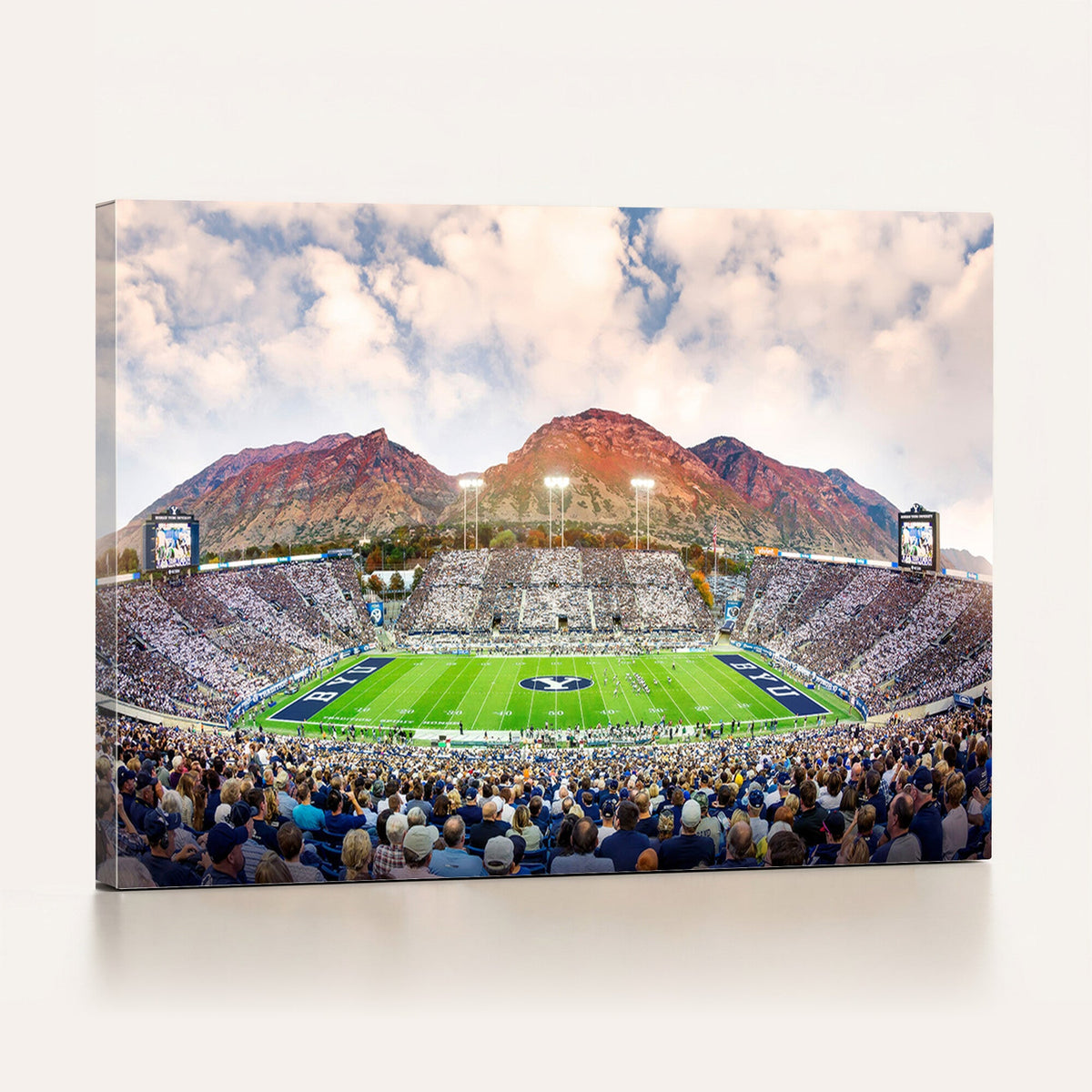 Brigham Young University Cougars Football Team Print - Provo