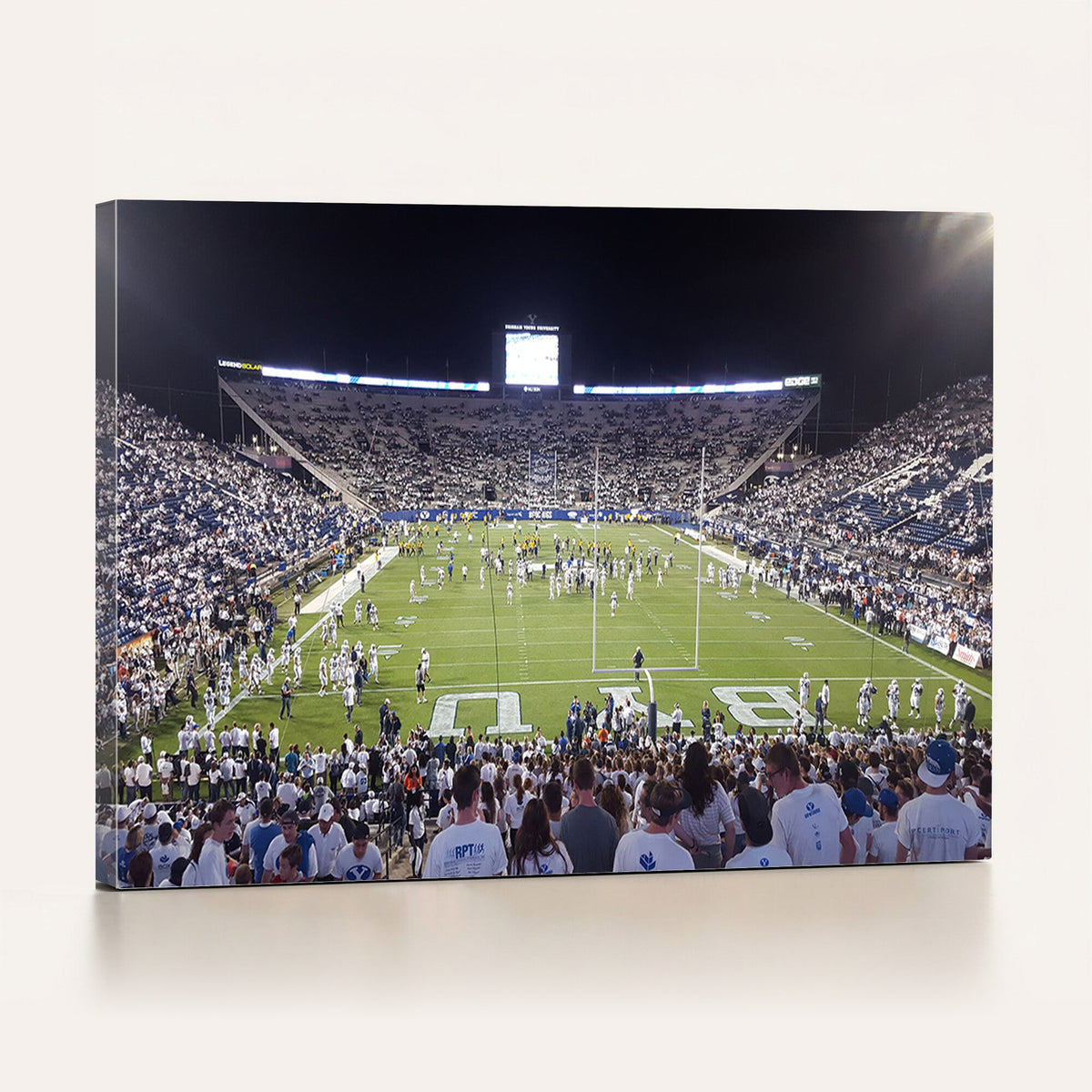 Brigham Young University Cougars Football Print Canvas -