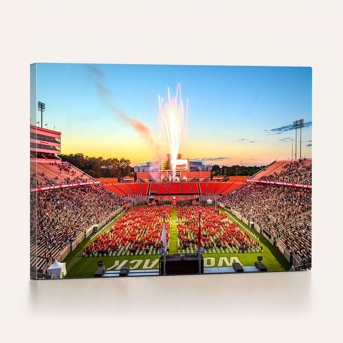 North Carolina State University Canvas Print, North Carolina