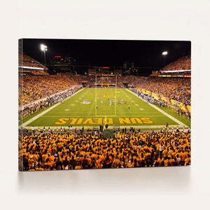ASU Sun Devils Football Team Print - Phoenix Mountain