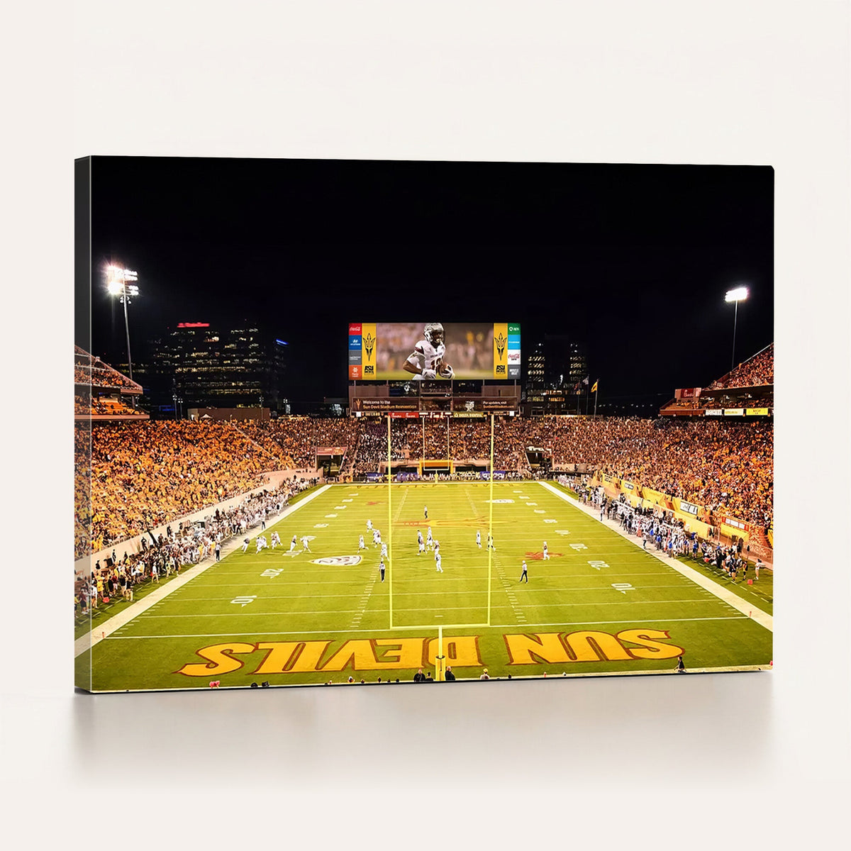 ASU Sun Devils Football Team Print - Phoenix Mountain