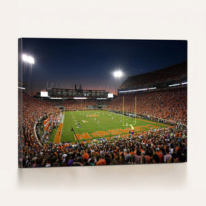 Clemson University Tigers Art Print, Football Team Print -