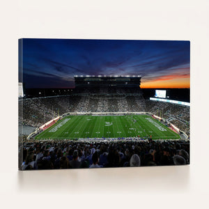 Michigan State Spartans Football Team Print - East Lansing