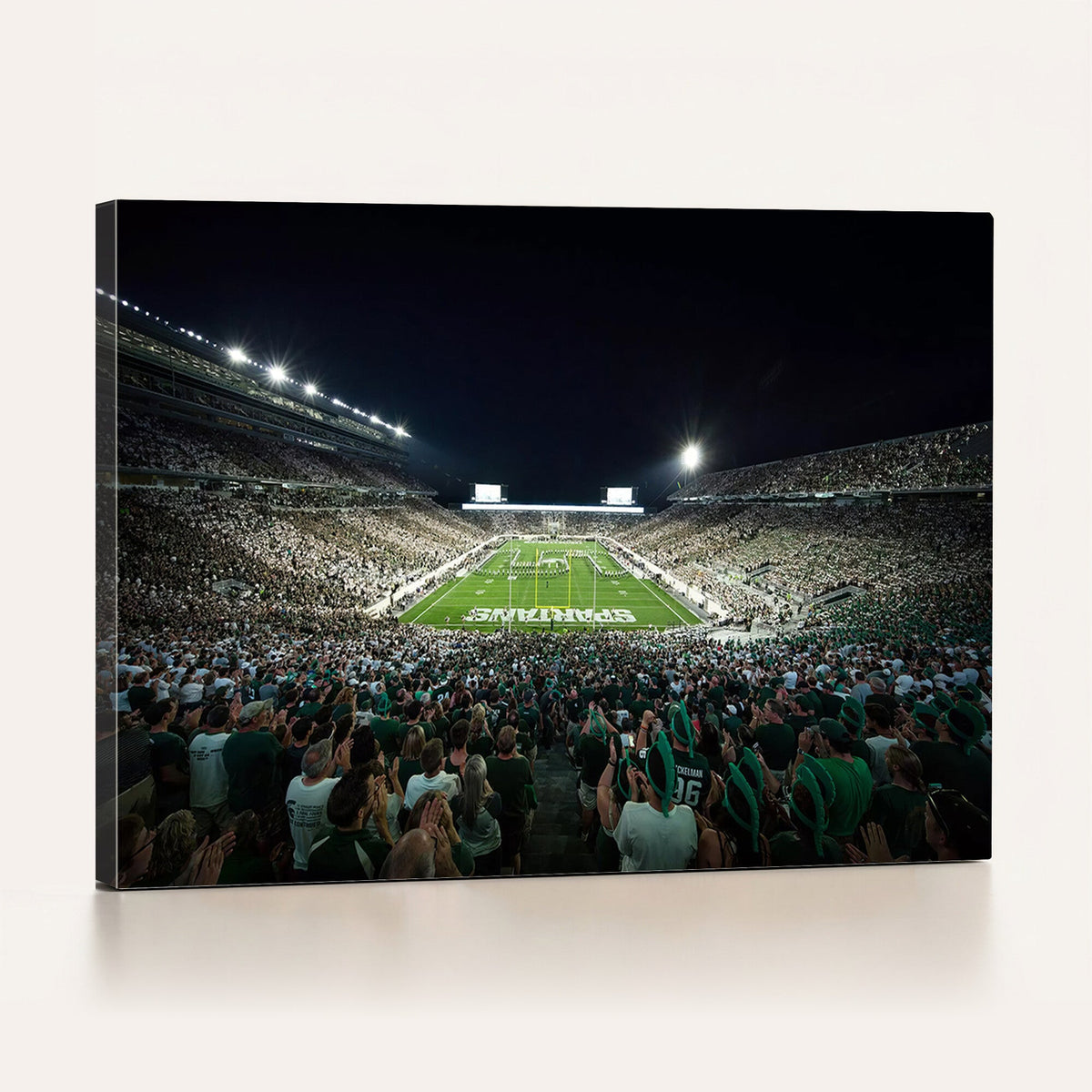 Framed Michigan State Spartans Football Team Print - East