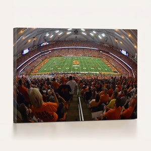 Syracuse University Orange Football Canvas Print, Football