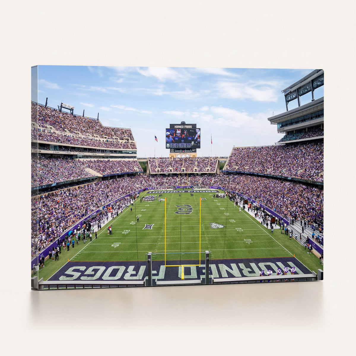 TCU Horned Frogs Football Team Print - Fort Worth Amon G.