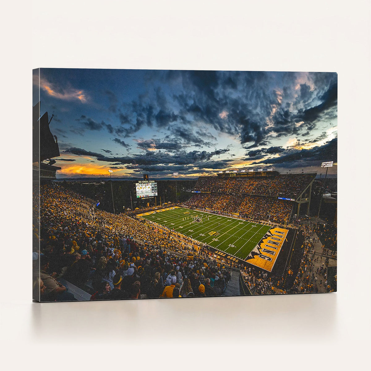 University of Wyoming Cowboys Football Team Print - Laramie