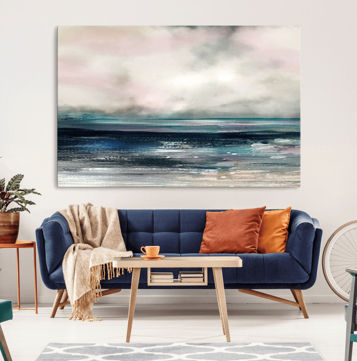 Contemporary Abstract Wall Art Canvas Print
