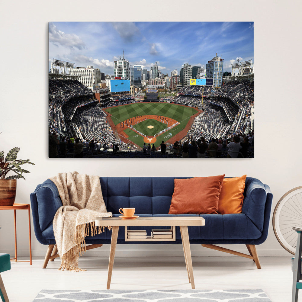 San Diego Padres Baseball Team Print - Petco Park Stadium