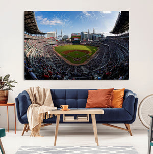 Truist Park Stadium Canvas Wall Art - Atlanta Braves Game