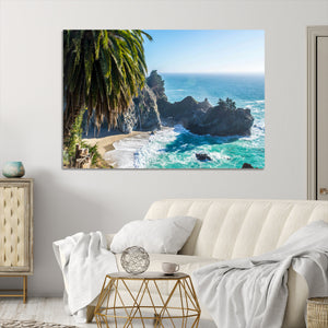 Big Sur Wall Art Canvas Print – Framed California Coastline