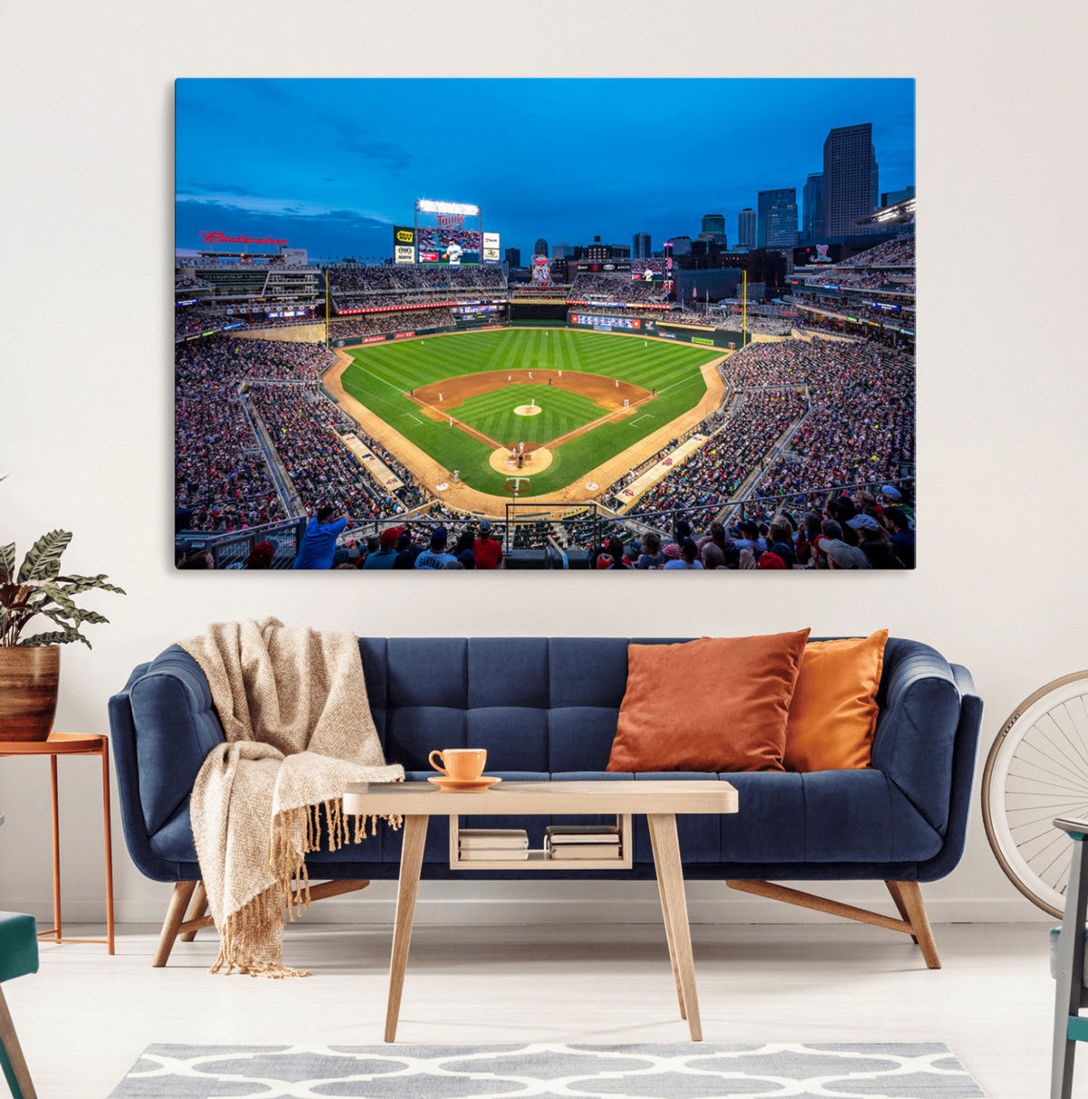 Target Field Stadium Wall Art Canvas Print – Minnesota Twins