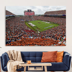 Jordan-Hare Stadium Wall Art Canvas Print, College Sports