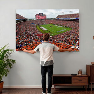 Auburn Stadium Wall Art Canvas Print, Jordan Hare Stadium