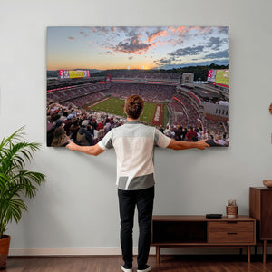 Donald W. Reynolds Razorback Stadium Wall Art Canvas Print –