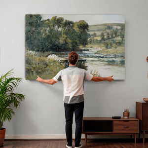 Edward Mitchell Bannister Streamside Wall Art Canvas Print