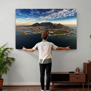 Cape Town Skyline Wall Art Canvas Print – Table Mountain