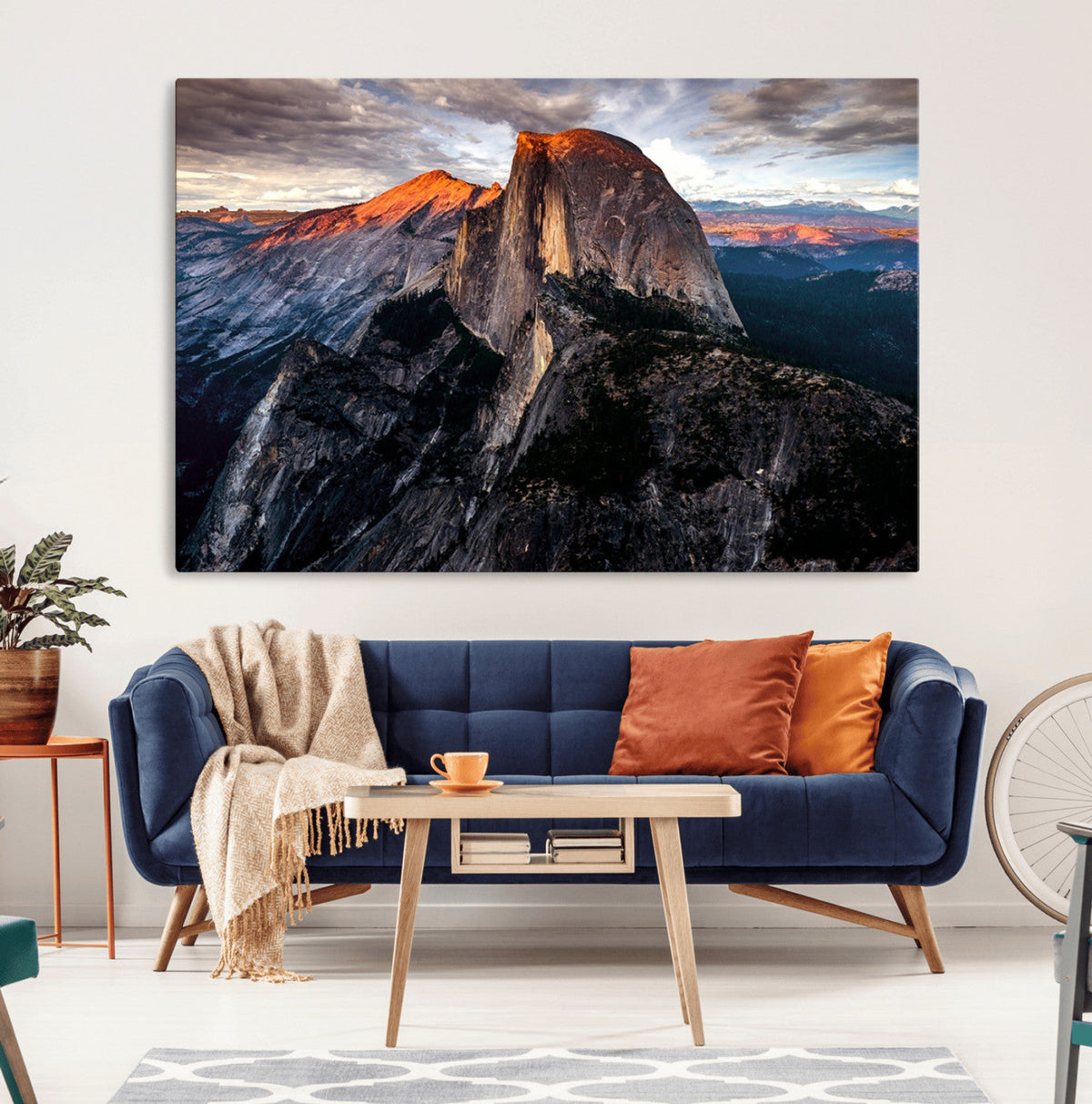Half Dome Yosemite Wall Art – Majestic Mountain Landscape