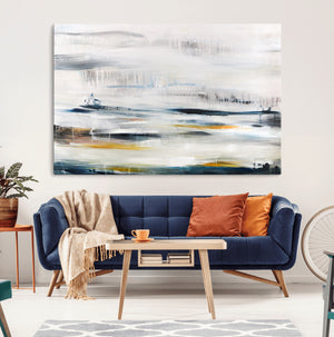 Soft Color Abstract Canvas Print