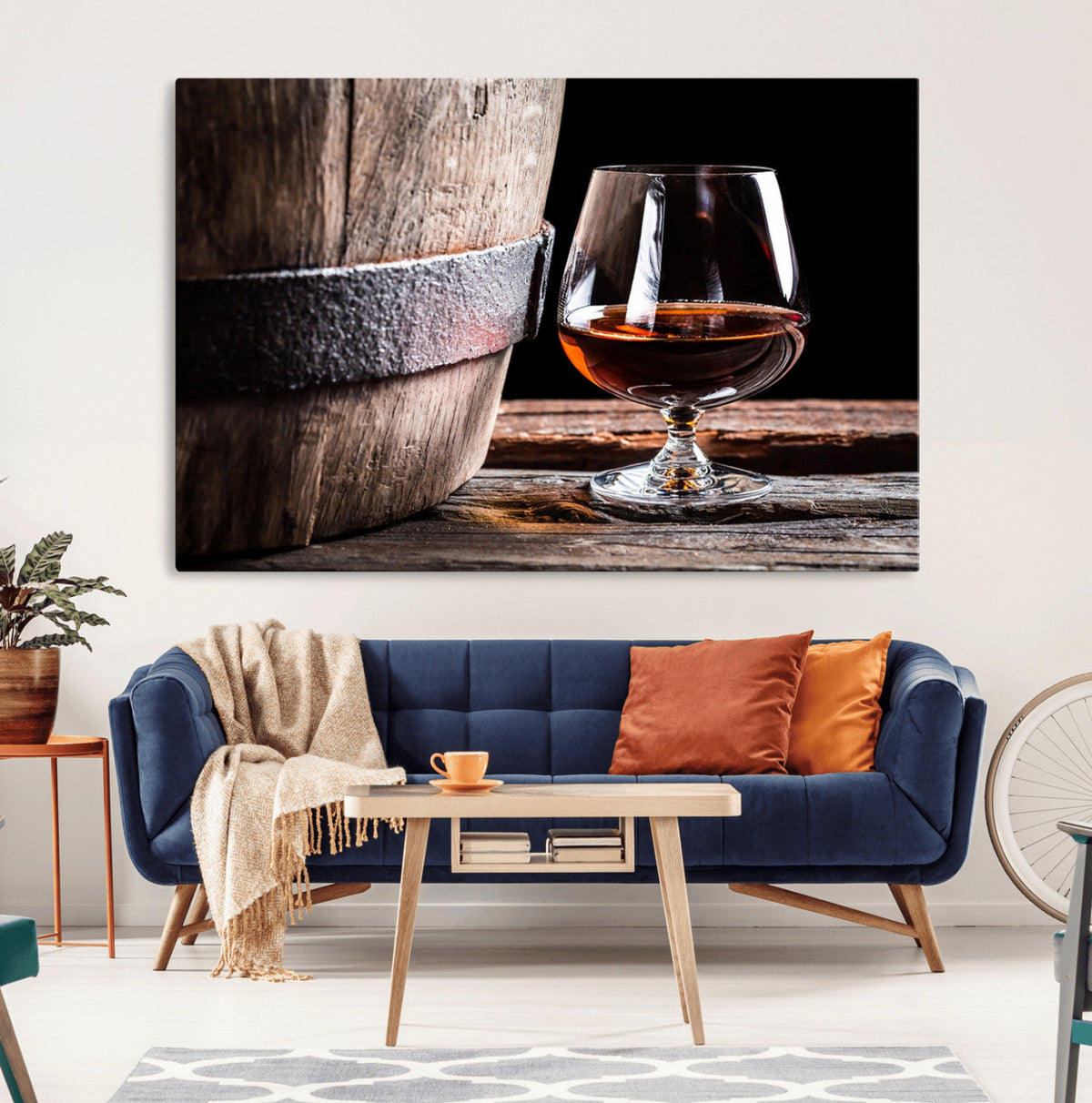 Scots Whiskey Wall Art Canvas Print