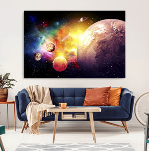 Space and Galaxy Canvas Print