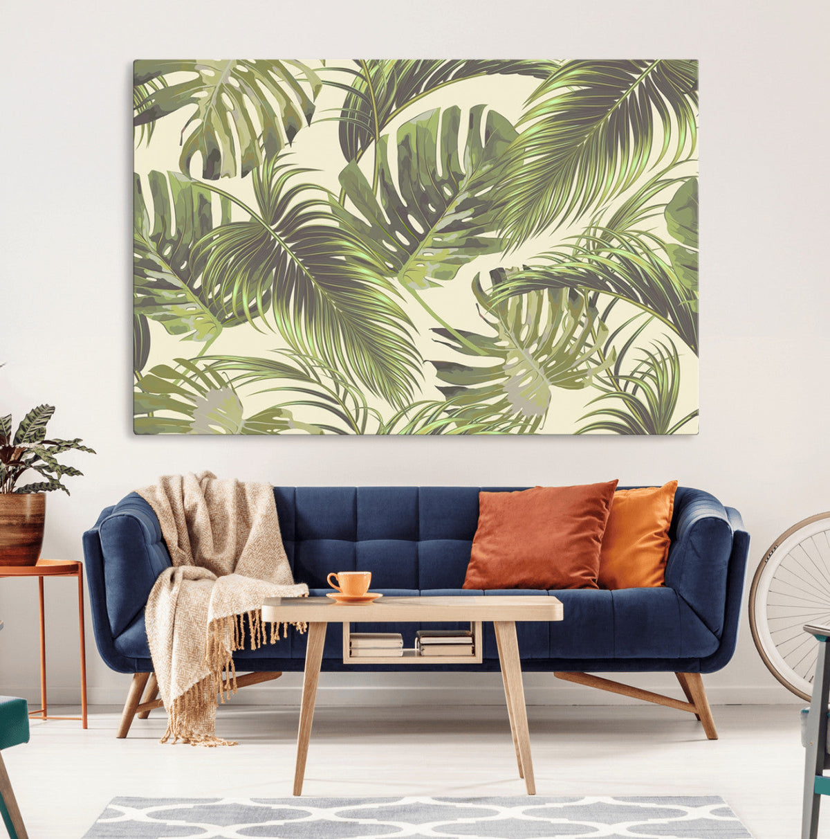 Palm Leaves Canvas Print