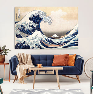 Hokusai: The Breaking Wave off Kanagawa Canvas Print