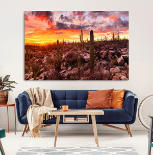 Arizona Desert Print, Western Cowboy Wall Art Print