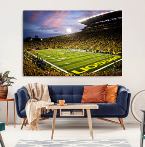 University of Oregon Ducks Football Team Print - Eugene