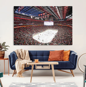 Barton Malow Little Caesars Arena Detroit Wall Art Canvas