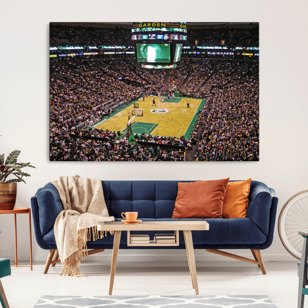 Celtics Game Versus The Timberwolves | Baseball Stadium Wall