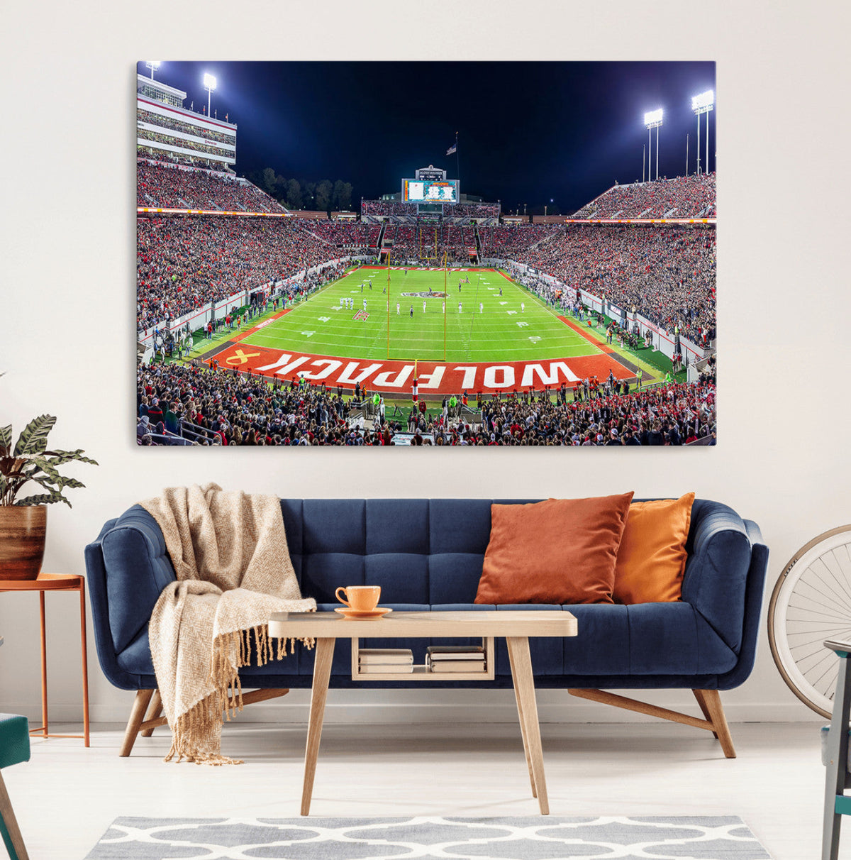 NC State Wolfpack Canvas Print - Raleigh Carter-Finley